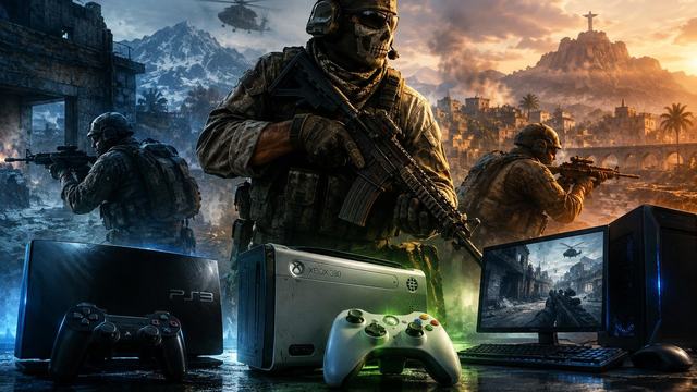 AI image: Modern Warfare 2 Gets Cross-Play Across PS3, Xbox 360 and PC