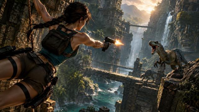 AI image: Tomb Raider: Legacy of Atlantis Replays Lara Croft’s First Adventure in New Gameplay Peek