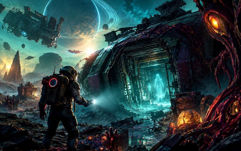 AI image: No Man’s Sky: Forsaken Turns Space Exploration Into a Ghost Hunt