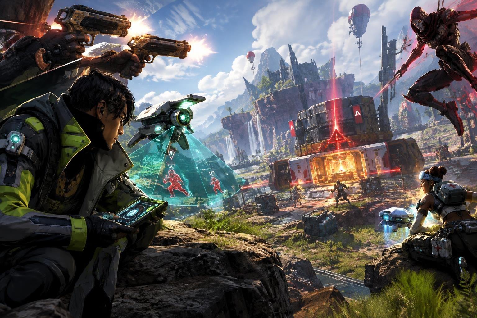 AI image: Apex Legends’ Cipher Season Makes Information a Weapon