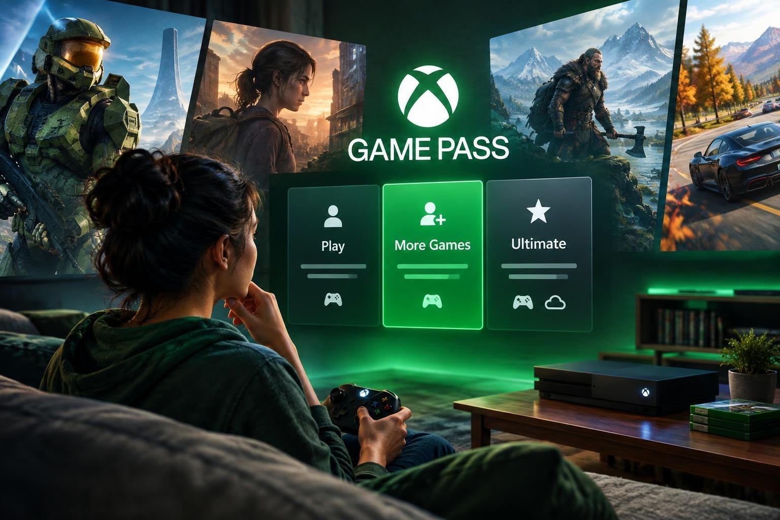 AI image: Xbox May Be Rethinking Game Pass’s One-Size-Fits-All Appeal
