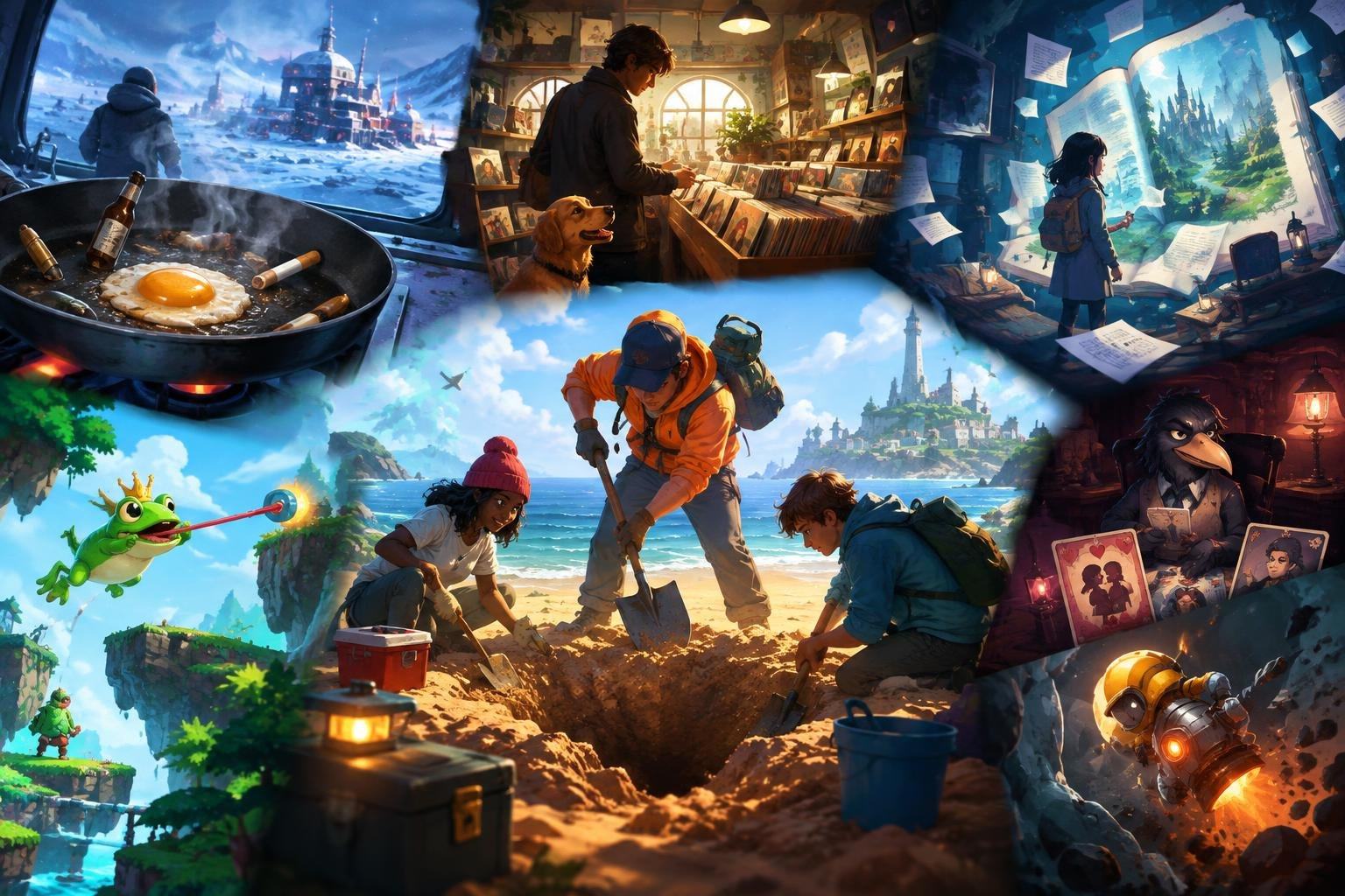 AI image: The ID@Xbox Showcase Finds Big Ideas in Small, Strange Systems
