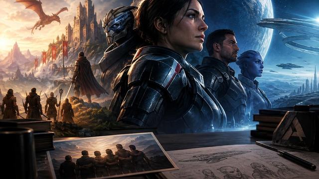 AI image: BioWare’s End Is a Warning About the Difference Between a Studio and a Series
