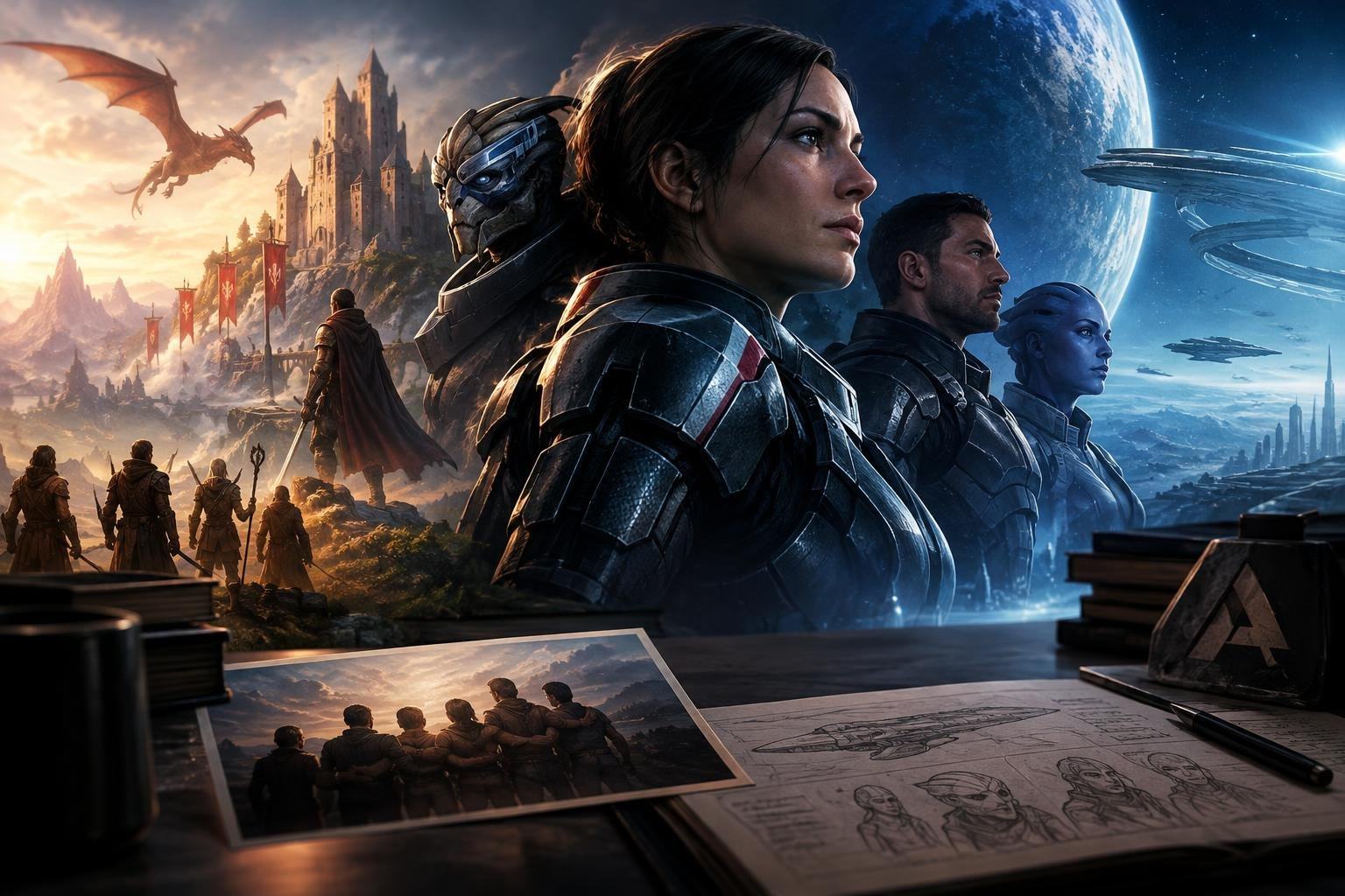 AI image: BioWare’s End Is a Warning About the Difference Between a Studio and a Series