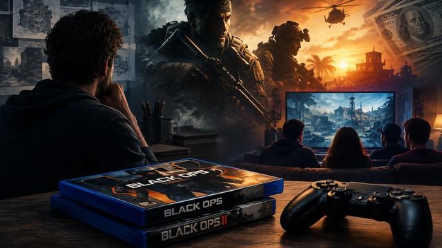AI image: Black Ops’ Comeback Raises an Old Question: Who Gets Paid for a Game’s Afterlife?