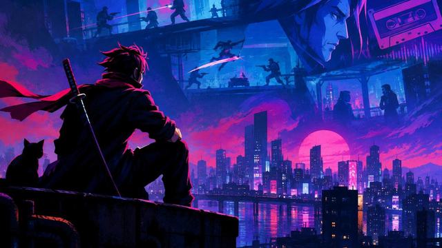 AI image: Katana ZERO’s DLC Has Grown to Sequel Scale. What Does That Mean?