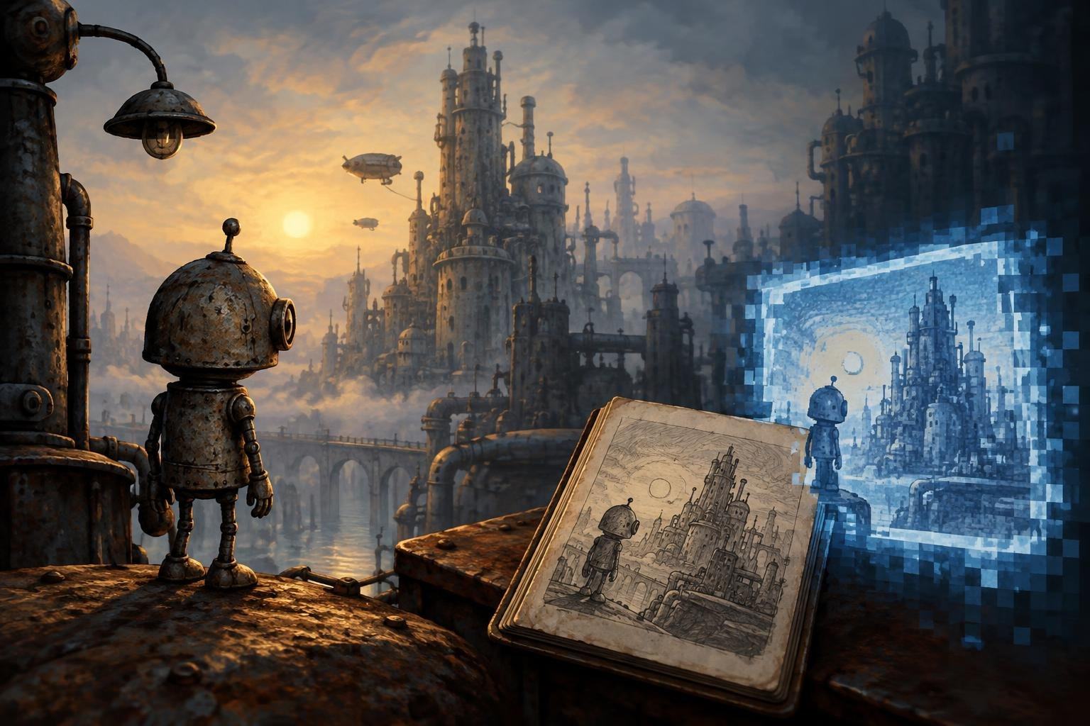 AI image: Machinarium’s AI Tribute Shows Why Craft Is More Than a Look