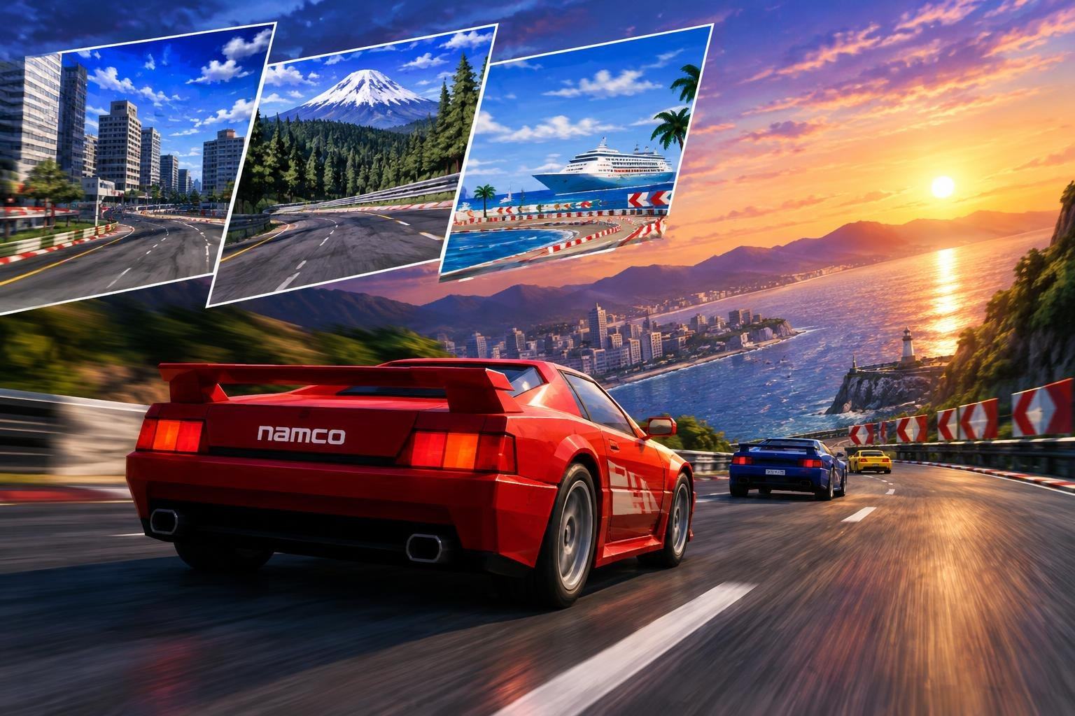 AI image: Ace Driver: Victory Lap Brings the Arcade’s Second Lap Home